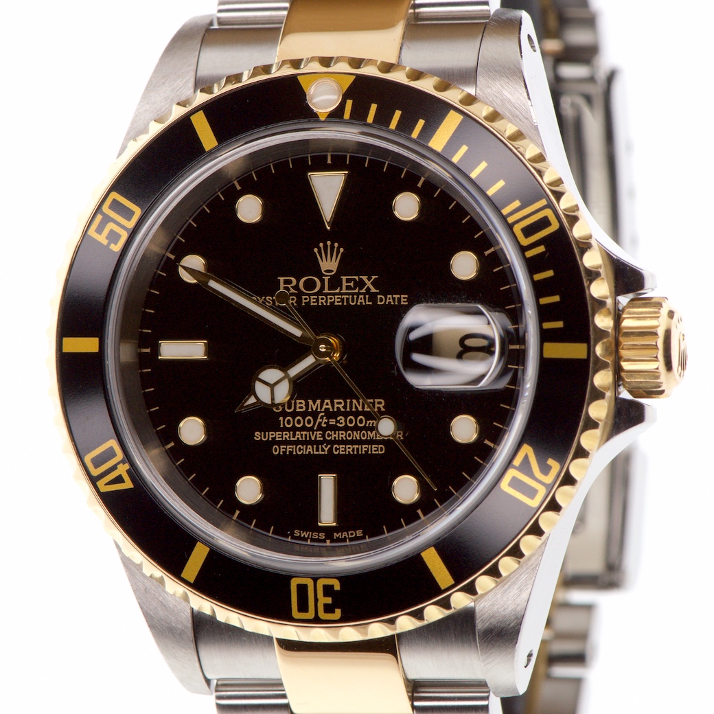 All Watches : Rolex Submariner 16613LN 18k Gold/Steel