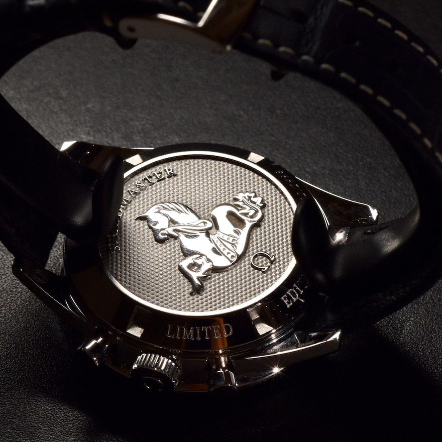 A watch caseback under close inspection