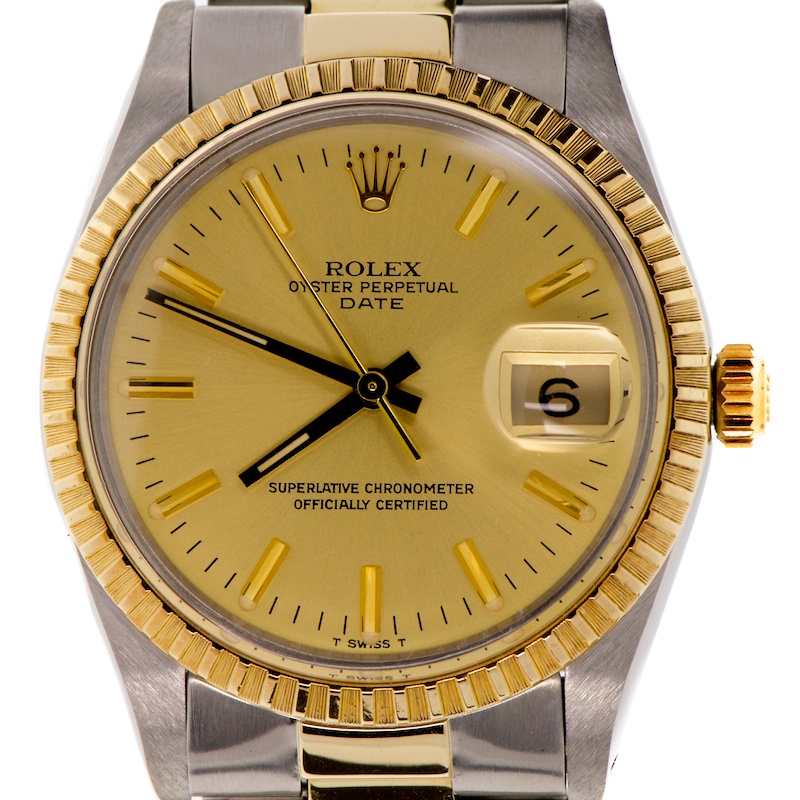 Rolex Oyster Date 18k Gold/Steel — photo 1