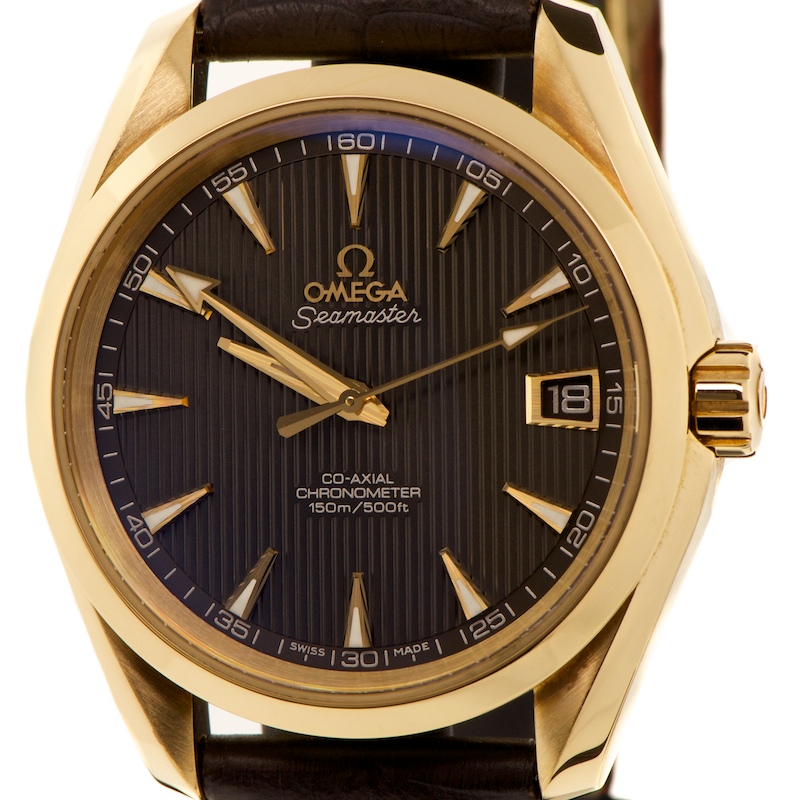 Omega Aqua Terra 18k Rose Gold — photo 1