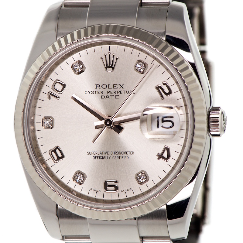 Rolex Date Just 34mm 18kGold/Steel. — photo 1