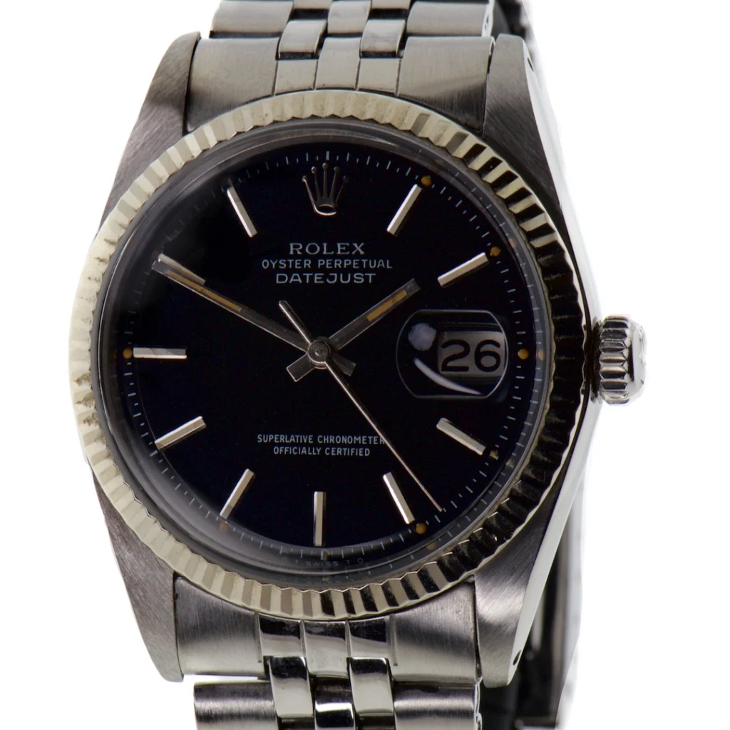 Rolex Datejust SS/White Gold 36mm Ref 1601 Circa 1973