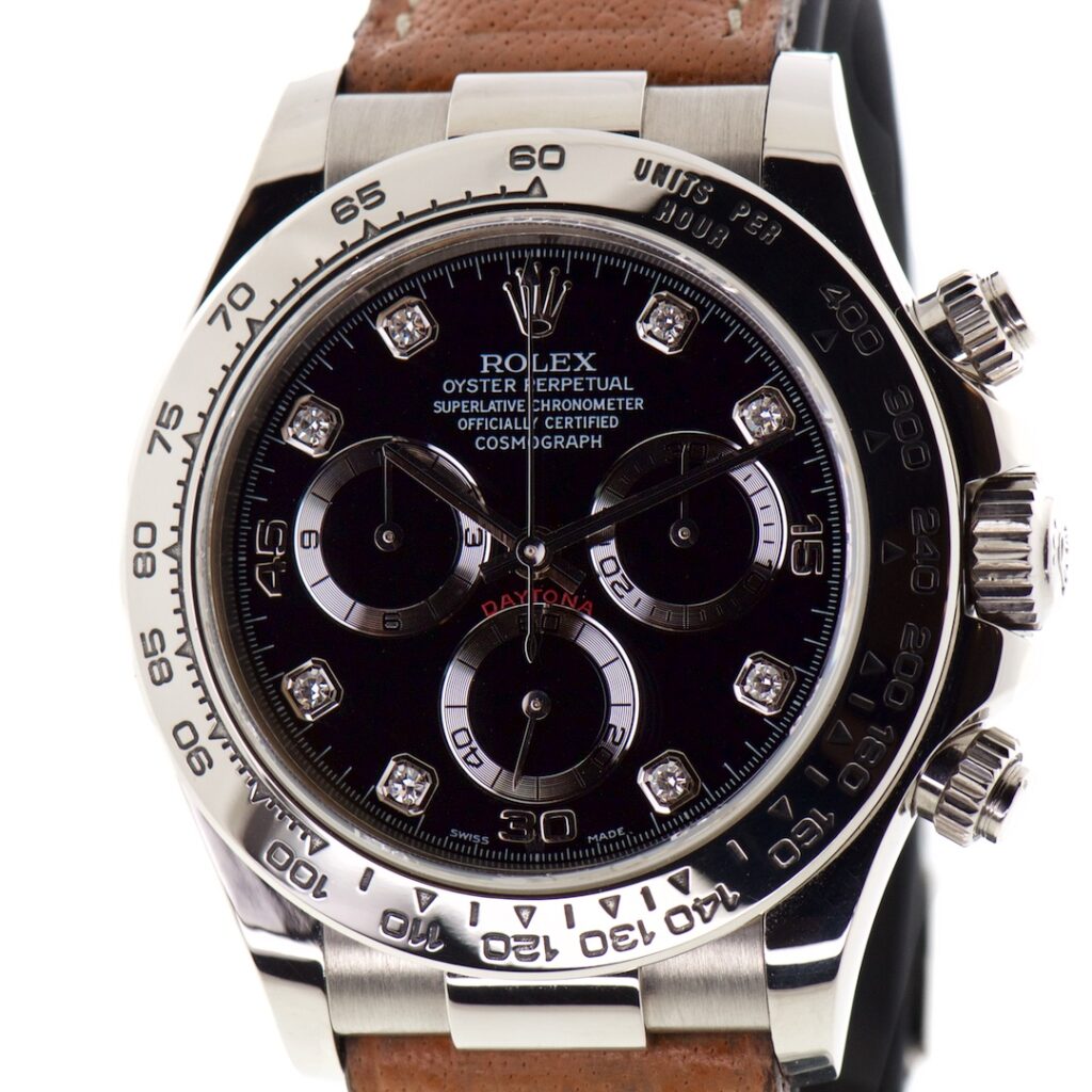 Rolex Daytona 18K White Gold Diamond Dial 40mm Reference 116509 D Serial — photo 1
