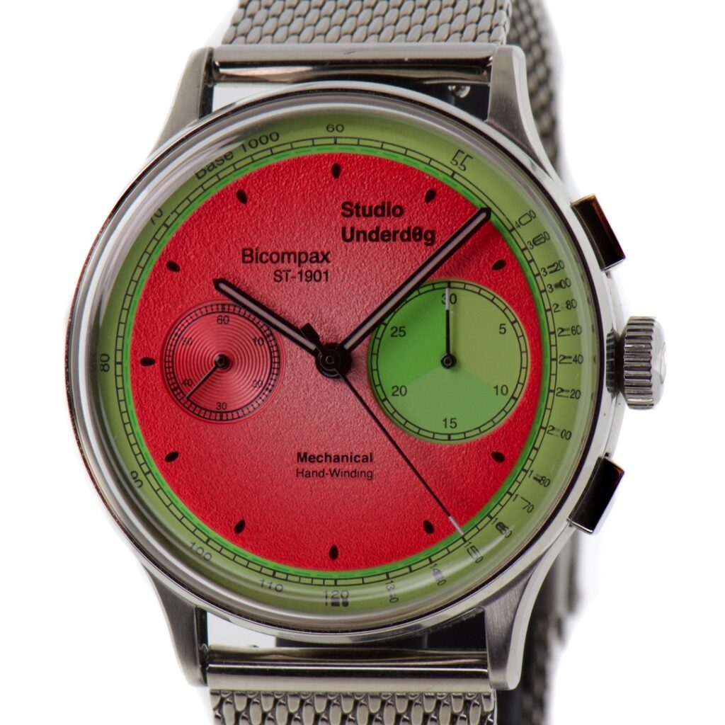 Studio Underd0g 01 Series Watermel0n Chronograph 38.5mm Ref 01 WMB — photo 1