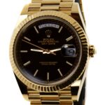 Rolex Day Date Black Motif Dial 18K Yellow Gold 40mm Reference 228238 — photo 1