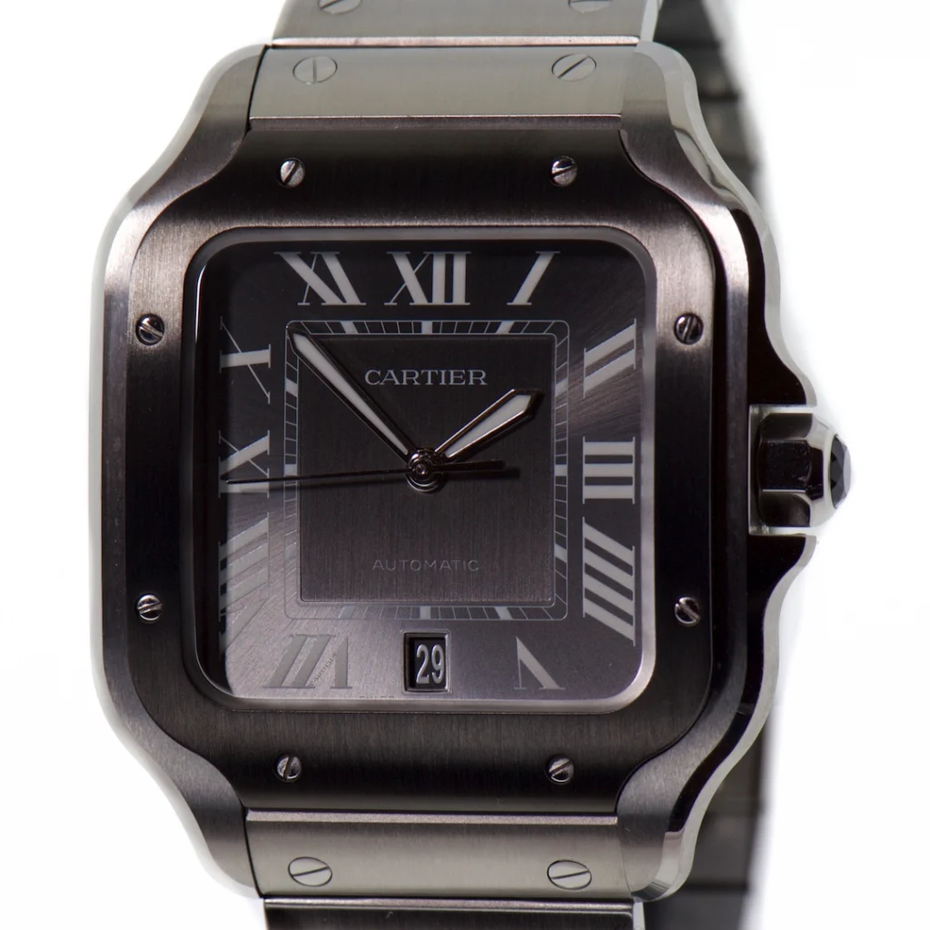 Cartier Santos Stainless Steel/ADLC Automatic Large 39.8mm Ref WSSA0037