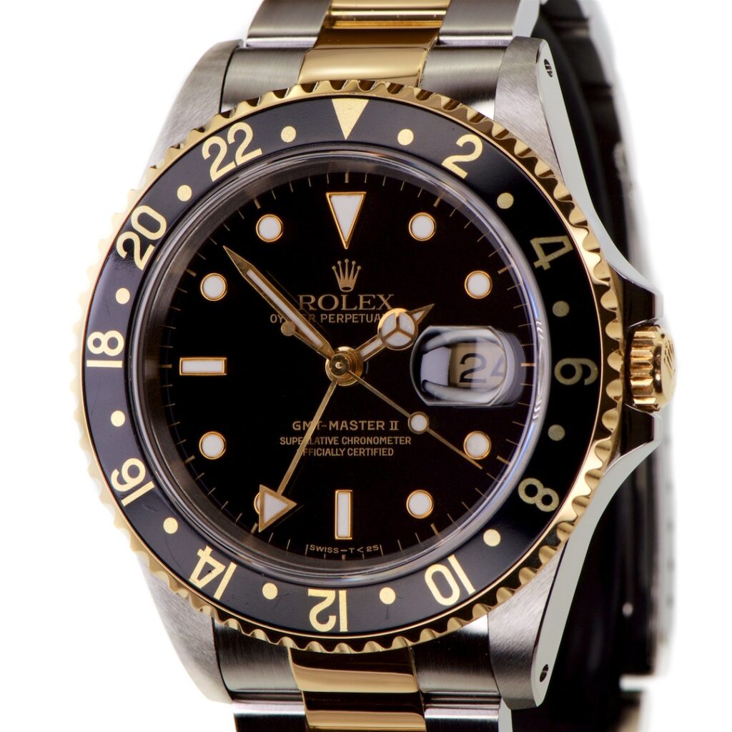 Rolex GMT Master 2 Stainless Steel & 18k Yellow Gold 40mm Ref 16713 N Serial — photo 1