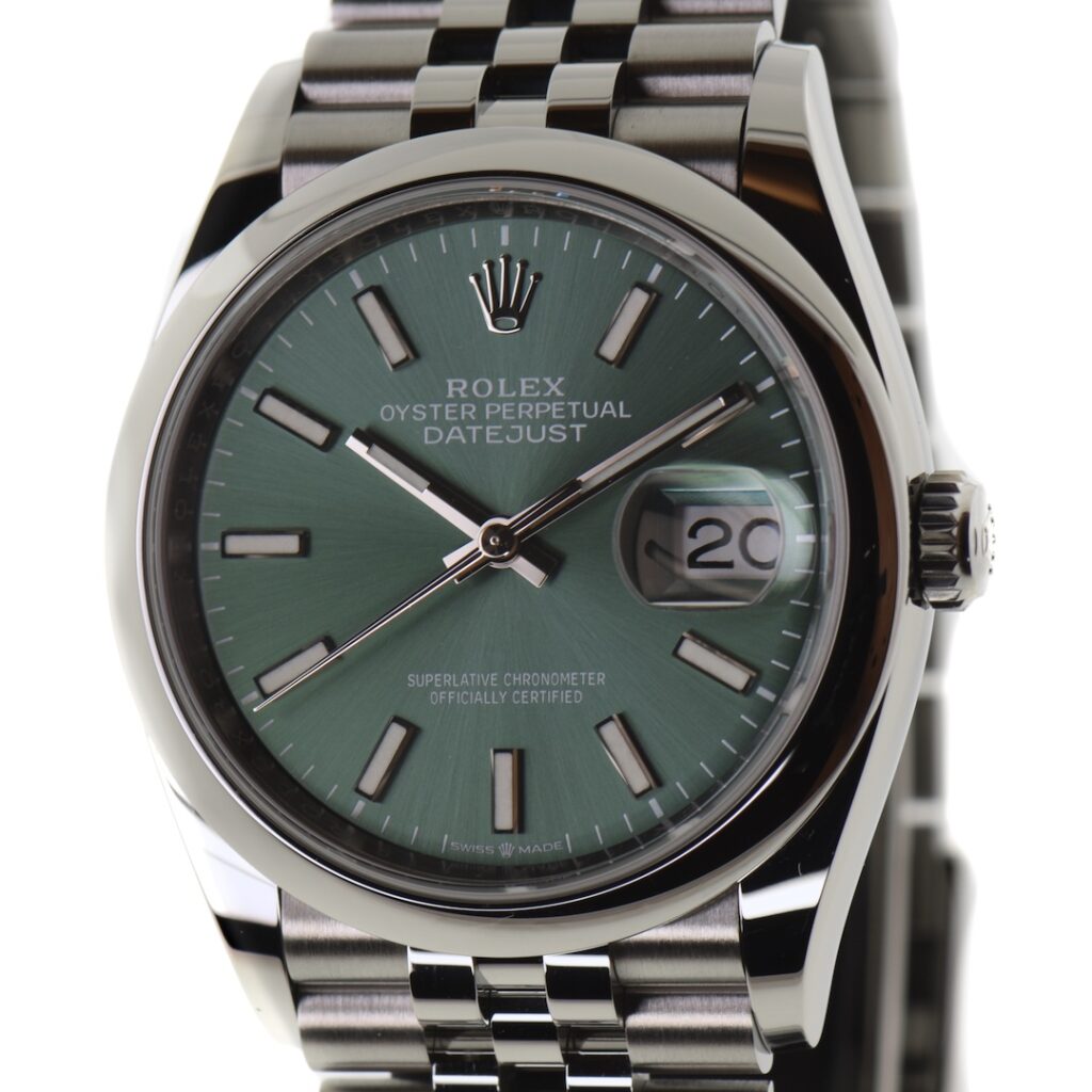 Rolex Datejust "Mint Green" Jubilee 36mm Reference 126200 Circa 2023 — photo 1