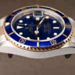 Rolex Submariner "Bluesy" 18K Yellow Gold/Steel 40mm Reference 16613 V Serial — photo 7