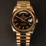 Rolex Day Date Black Motif Dial 18K Yellow Gold 40mm Reference 228238 — photo 9
