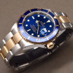 Rolex Submariner "Bluesy" 18K Yellow Gold/Steel 40mm Reference 16613 V Serial — photo 9