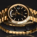 Rolex Day Date Black Motif Dial 18K Yellow Gold 40mm Reference 228238 — photo 3