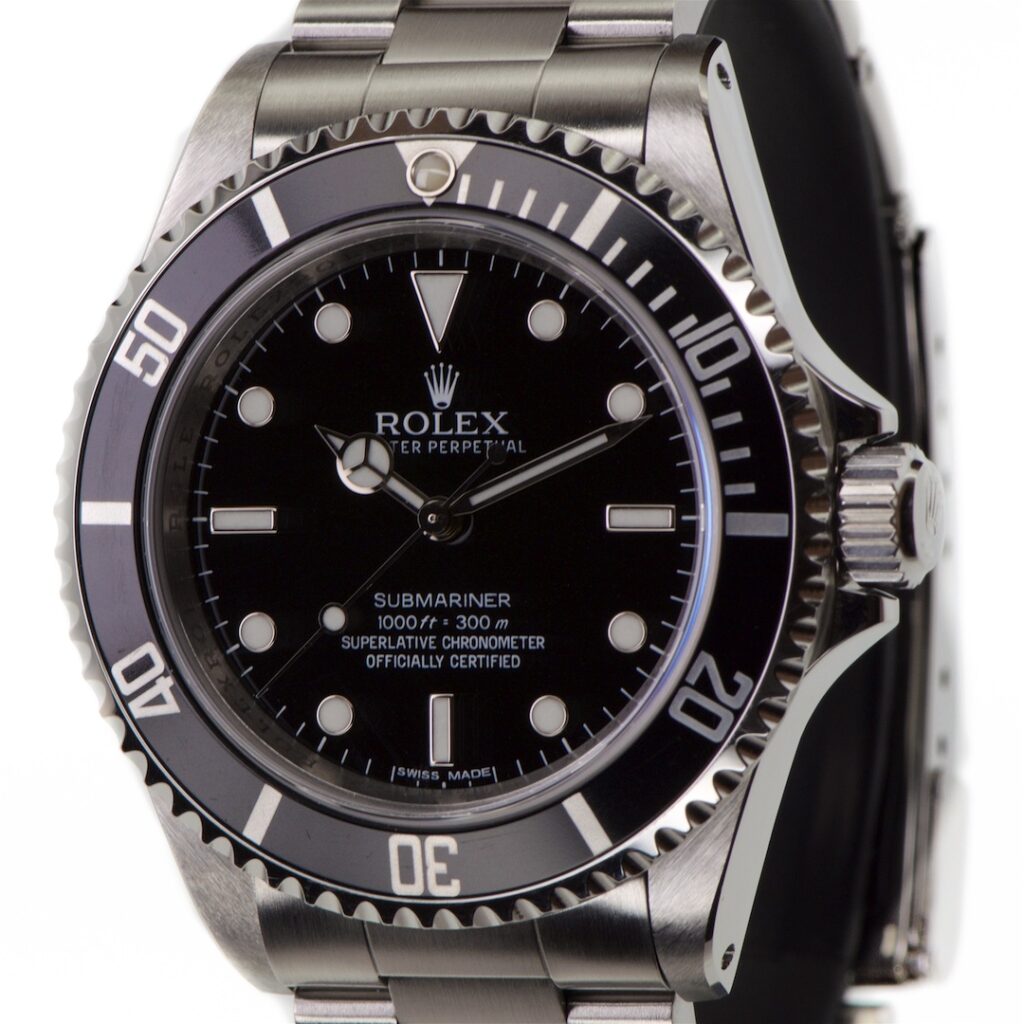 Rolex Submariner "4 Liner" Engraved Rehaut 40mm Reference 14060M G Serial — photo 1