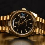 Rolex Day Date Black Motif Dial 18K Yellow Gold 40mm Reference 228238 — photo 10
