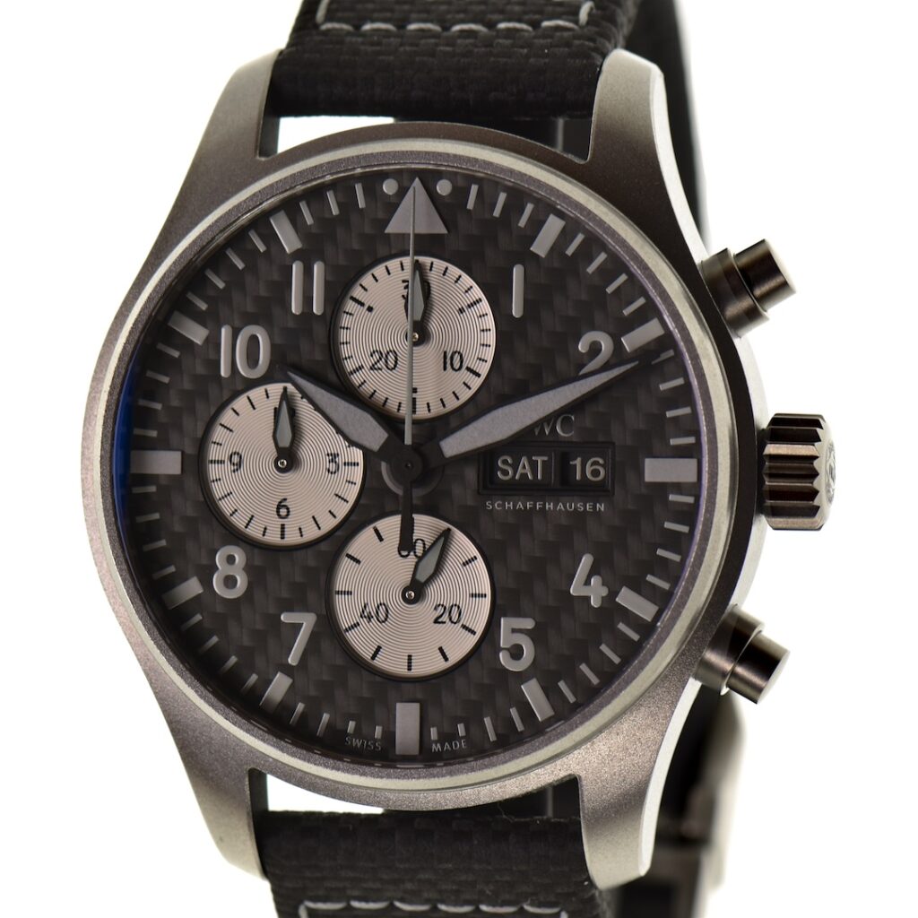 IWC AMG Pilots Chronograph Titanium 43mm Reference IW377903