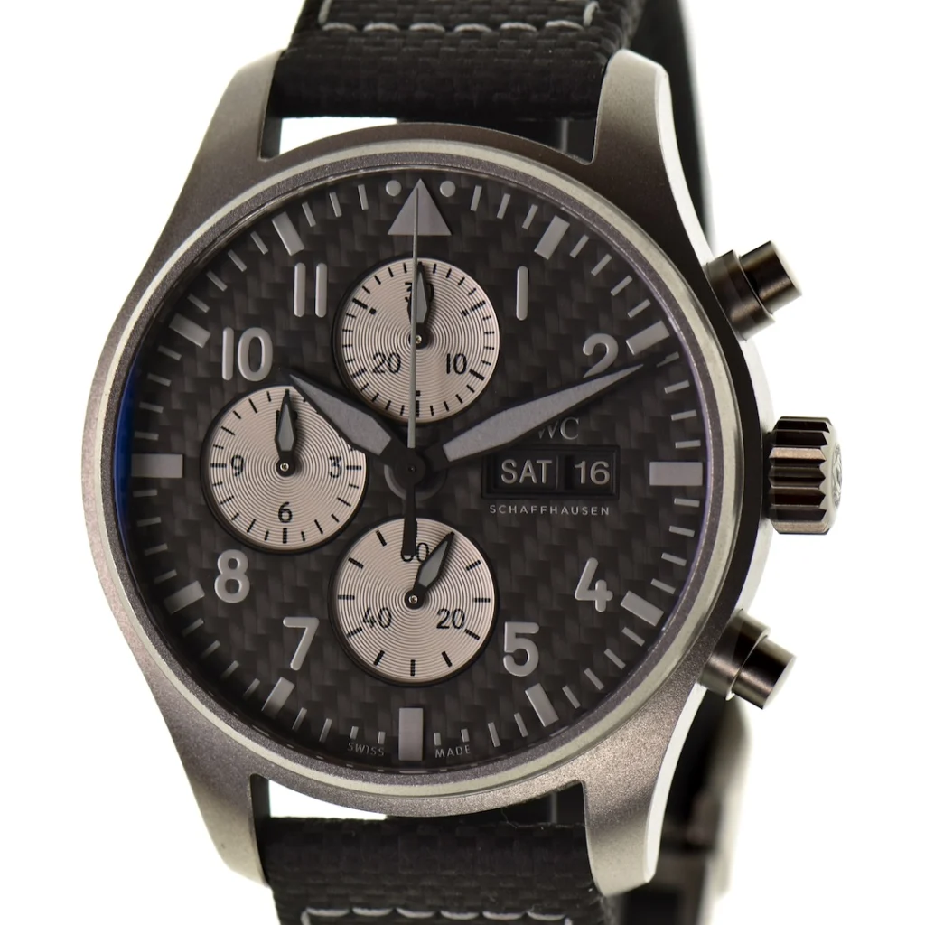 IWC AMG Pilots Chronograph Titanium 43mm Reference IW377903