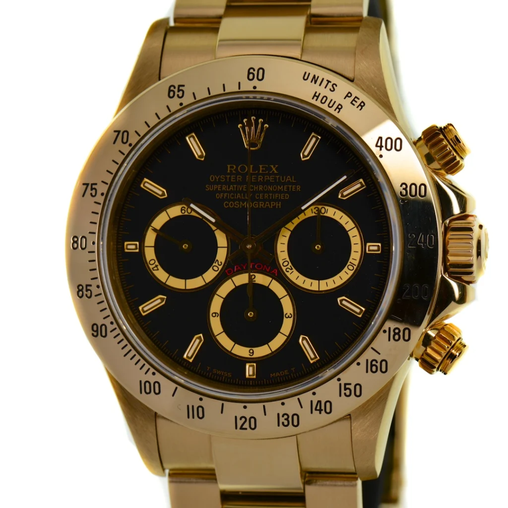 Rolex Daytona Zenith 18K Yellow Gold 40mm Reference 16528