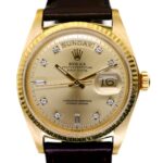 Rolex Day Date Diamond Dial 18K Yellow Gold 36mm Reference 1803 — photo 1