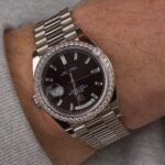 Rolex Day Date 18K White Gold Diamond Bezel 40mm Ref 228349RBR — photo 2