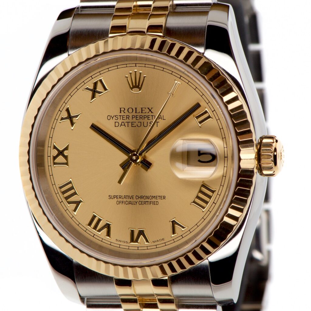 Rolex Datejust 36mm 18K Yellow Gold & Oystersteel 116233 — photo 1