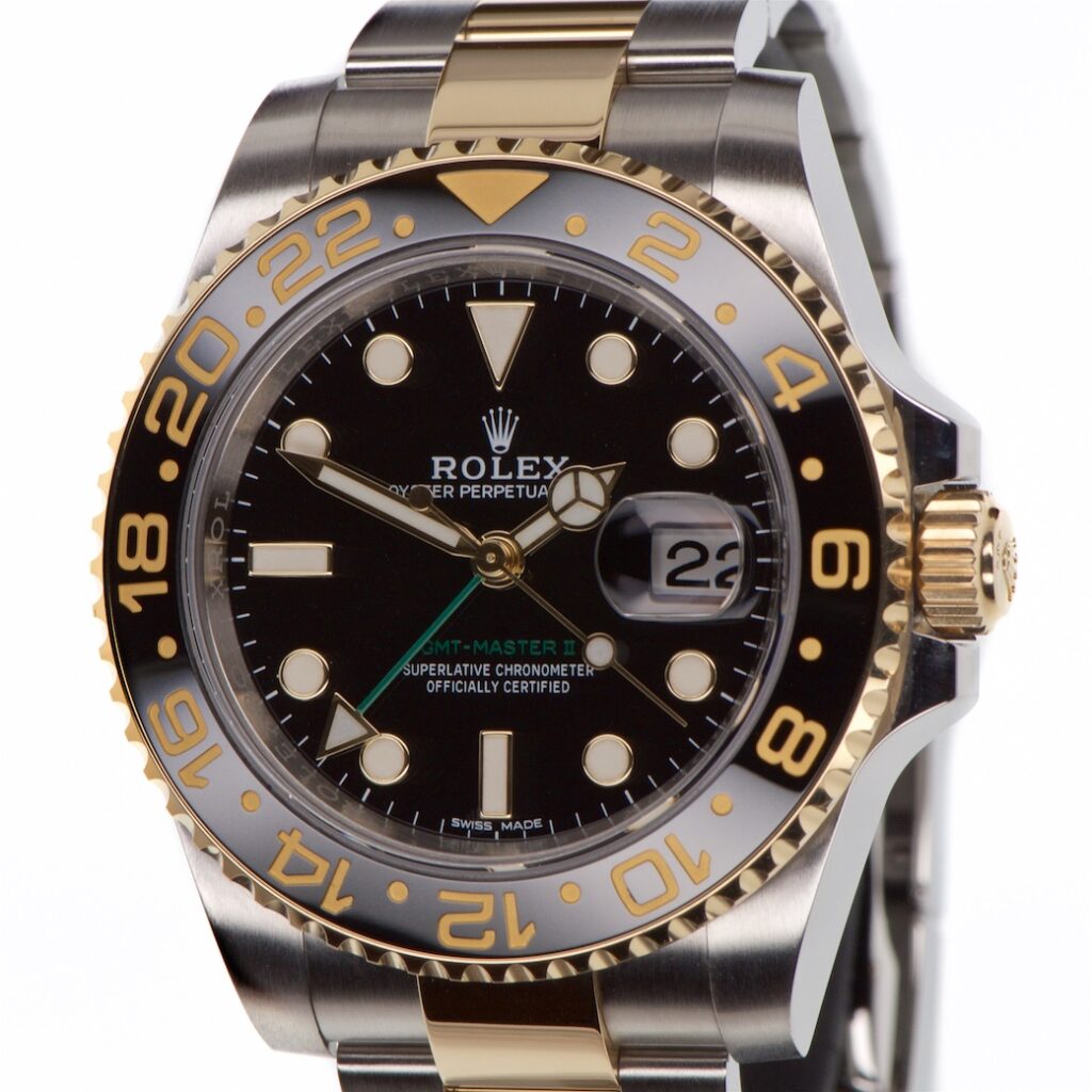 Rolex GMT Master 2 18K Gold & Stainless Steel 40mm Ref 116713LN — photo 1