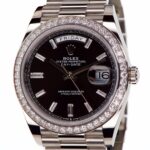 Rolex Day Date 18K White Gold Diamond Bezel 40mm Ref 228349RBR — photo 1