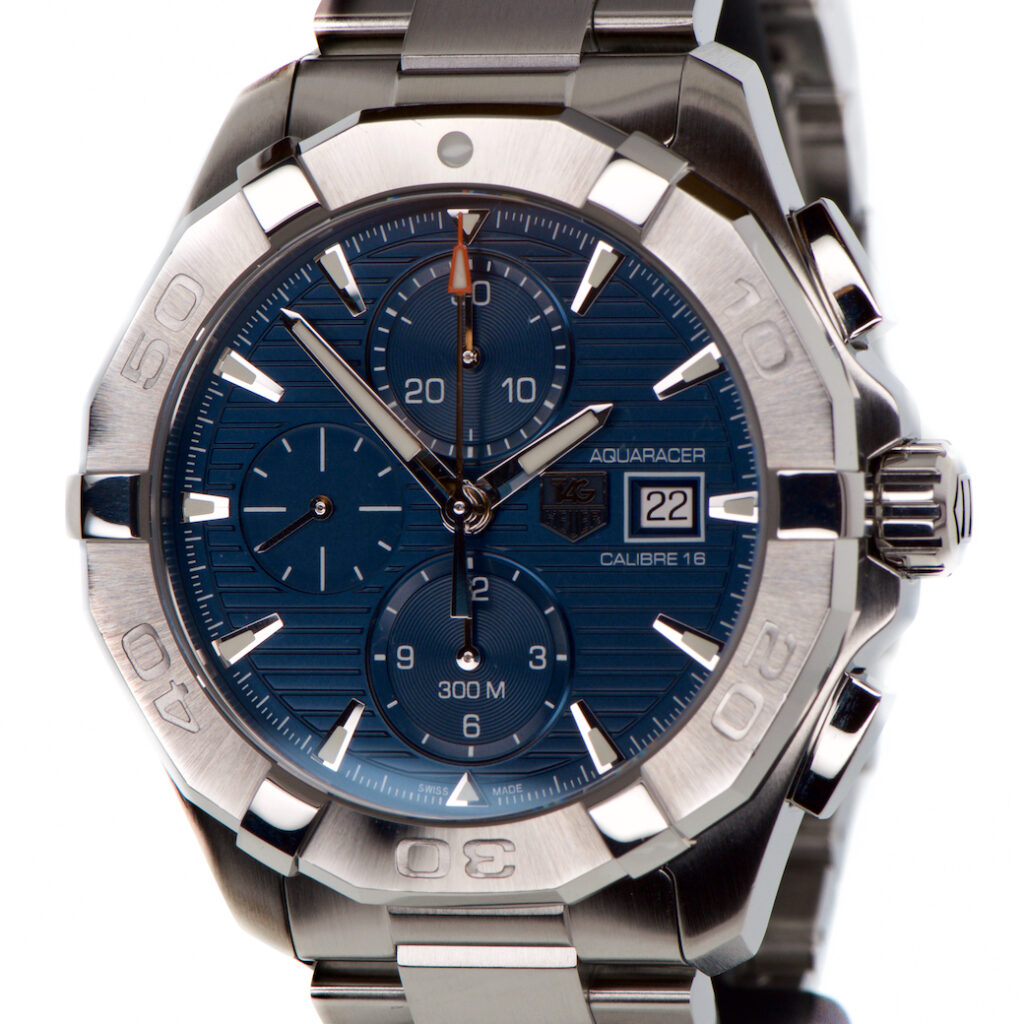 Tag Heuer Aquaracer Chronograph Cal. 16 43mm Reference CAY2112 Circa 2021 — photo 1