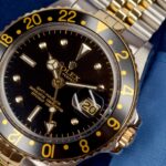 Rolex GMT Master 18K Gold & Steel 1675 3 'Nipple Dial' — photo 2