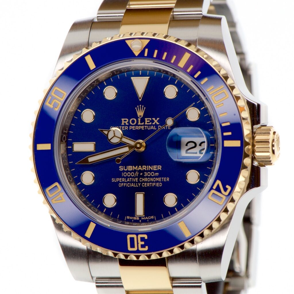Rolex Submariner 18k Gold/Steel Ceramic Ref116613LB — photo 1