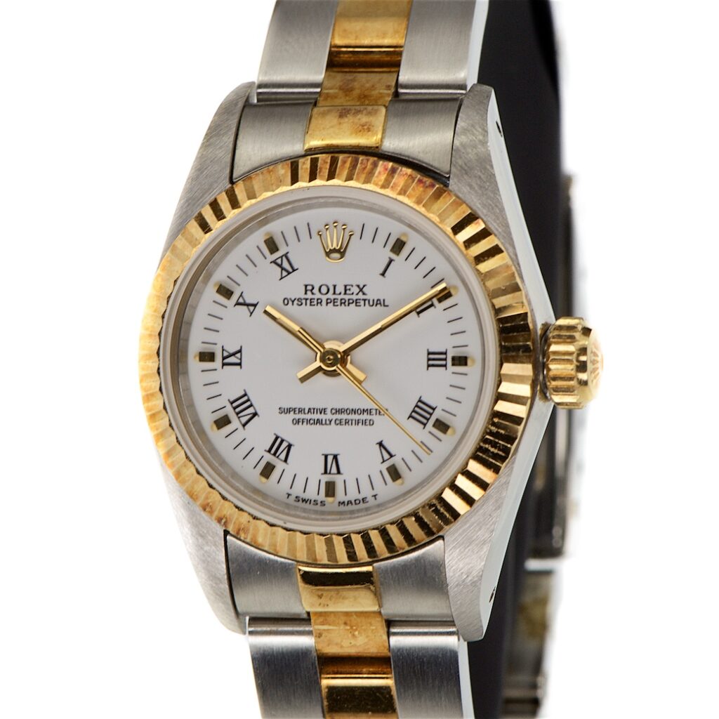 Rolex Oyster Perpetual 18K Yellow Gold & Stainless Steel 24mm Reference 67193 — photo 1