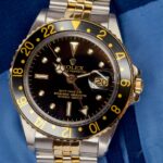 Rolex GMT Master 18K Gold & Steel 1675 3 'Nipple Dial' — photo 6