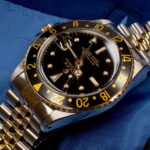 Rolex GMT Master 18K Gold & Steel 1675 3 'Nipple Dial' — photo 10