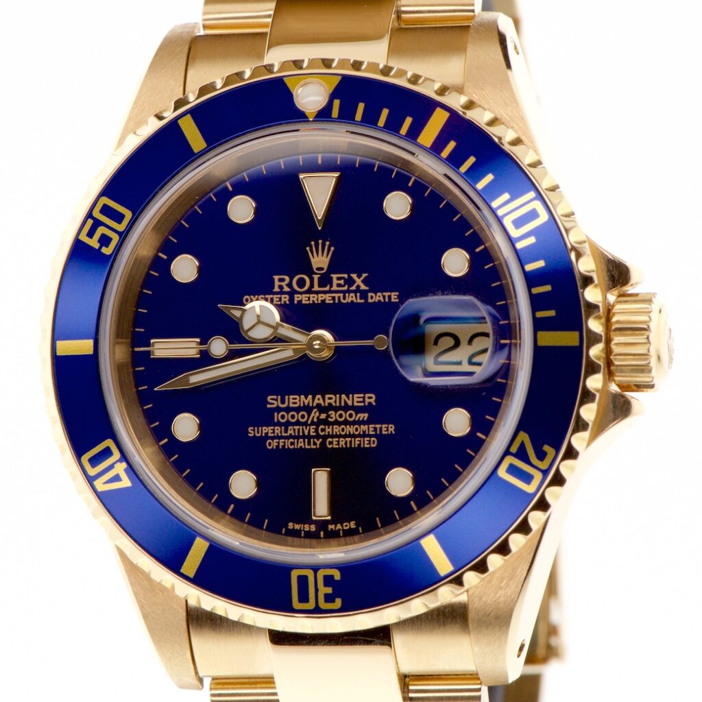Rolex Submariner 18k Gold Ref: 16618 — photo 1