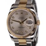 Rolex Datejust Diamond Dial 18K Yellow Gold & Stainless Steel 36mm Reference 116233 — photo 1