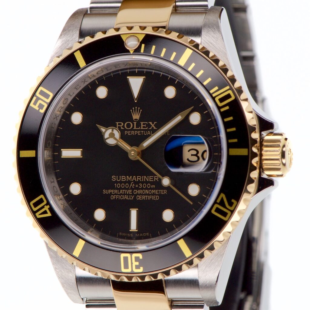 Rolex Submariner Date 18k Yellow Gold Stainless Steel 40mm Ref 16613LN — photo 1