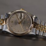 Rolex Datejust Diamond Set Dial 18K Yellow Gold & Stainless Steel 36mm Ref 16233 — photo 3