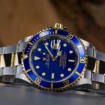 Rolex Submariner Date "Bluesy" 18K Yellow Gold & Stainless Steel 40mm Ref 16613 Y Serial — photo 12