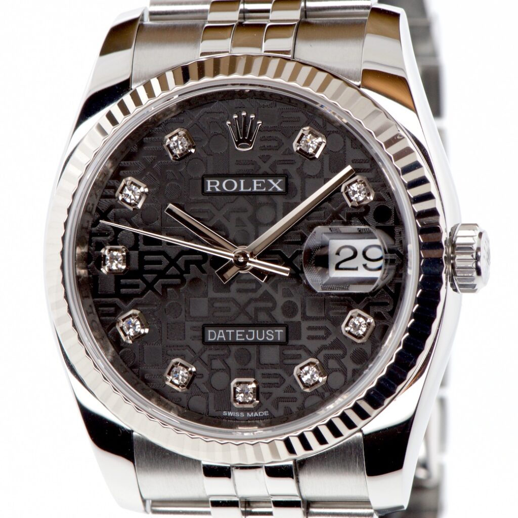 Rolex Date Just 36mm 18kGold/Steel Diamond Computer Dial — photo 1