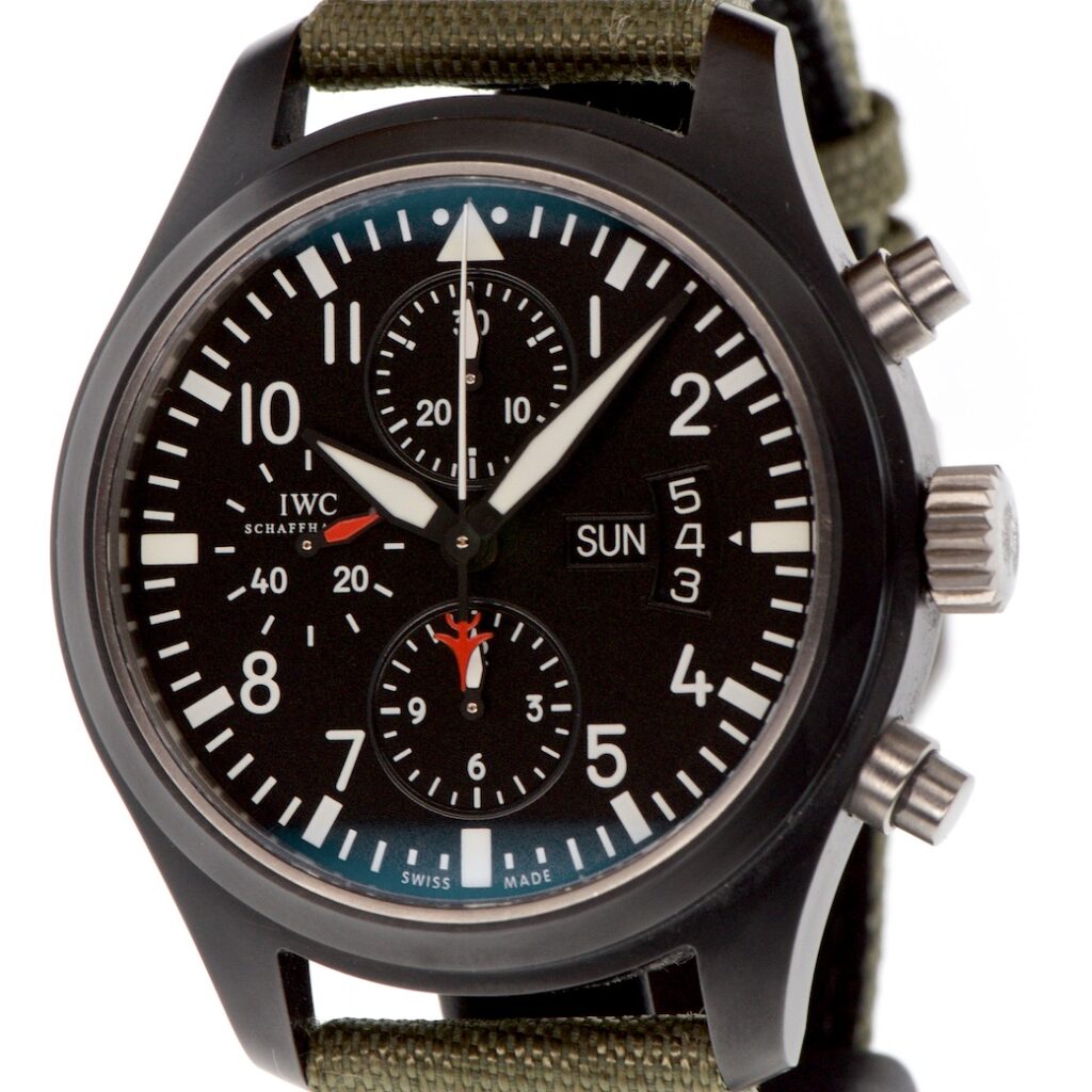IWC Pilot Ceramic Chronograph 'Top Gun". — photo 1