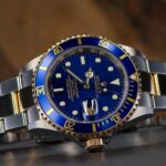 Rolex Submariner Date "Bluesy" 18K Yellow Gold & Stainless Steel 40mm Ref 16613 Y Serial — photo 3