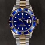 Rolex Submariner Date "Bluesy" 18K Yellow Gold & Stainless Steel 40mm Ref 16613 Y Serial — photo 9