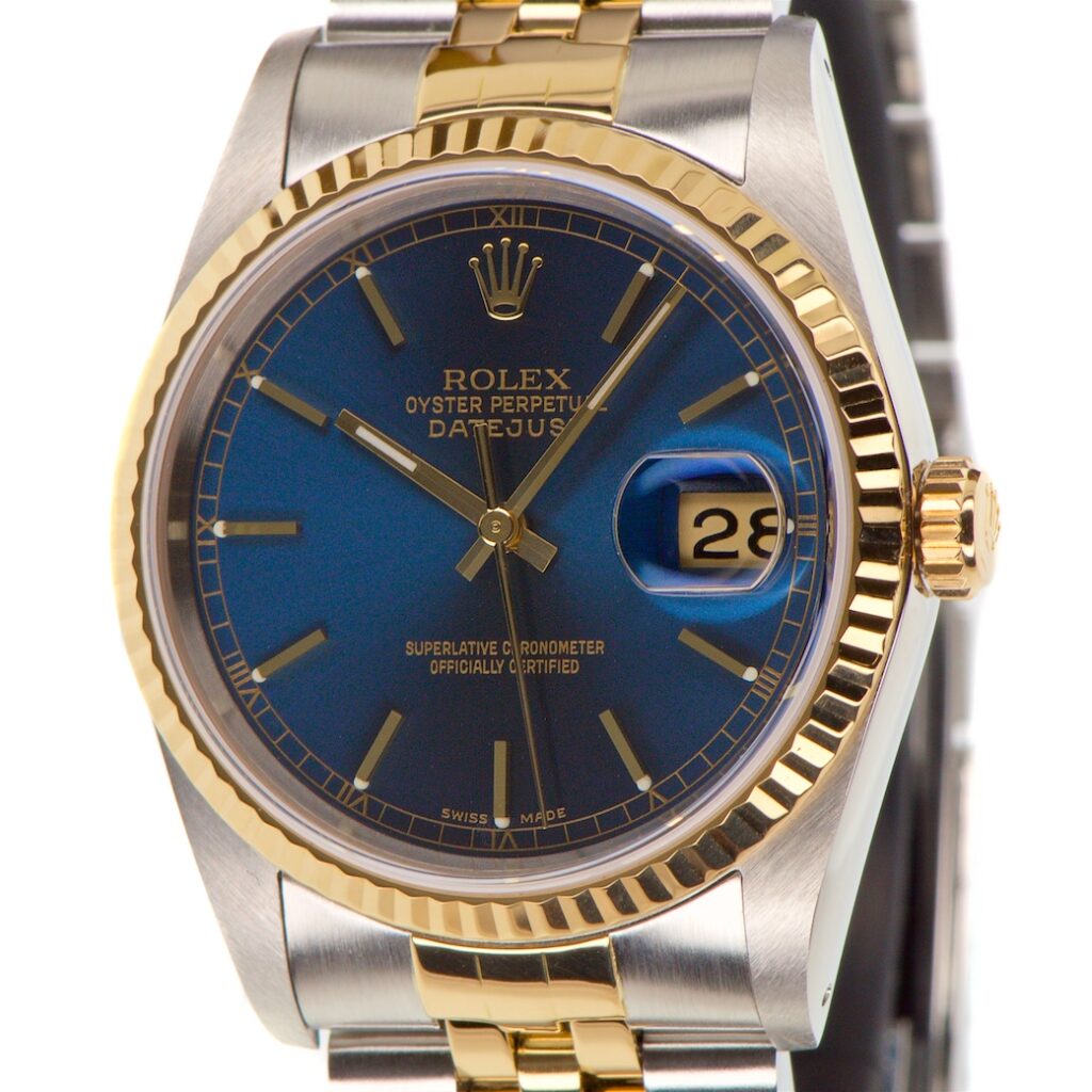 Rolex Datejust 18K Yellow Gold & Stainless 36mm Reference 16233 — photo 1