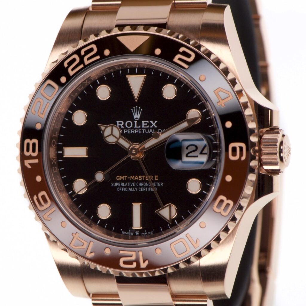 Rolex GMT Master 2 RootBeer 18K Everose 126715CHNR — photo 1