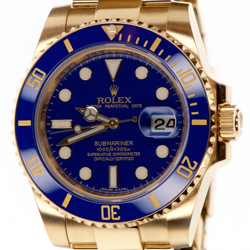 Rolex Submariner Ceramic 18k Gold Ref: 116618LB — photo 1