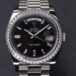 Rolex Day Date 18K White Gold Diamond Bezel 40mm Ref 228349RBR — photo 3
