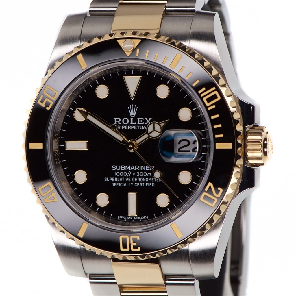 Rolex Submariner Date 18k Yellow Gold & Stainless Steel 40mm Reference 116613LN — photo 1
