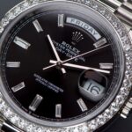 Rolex Day Date 18K White Gold Diamond Bezel 40mm Ref 228349RBR — photo 6