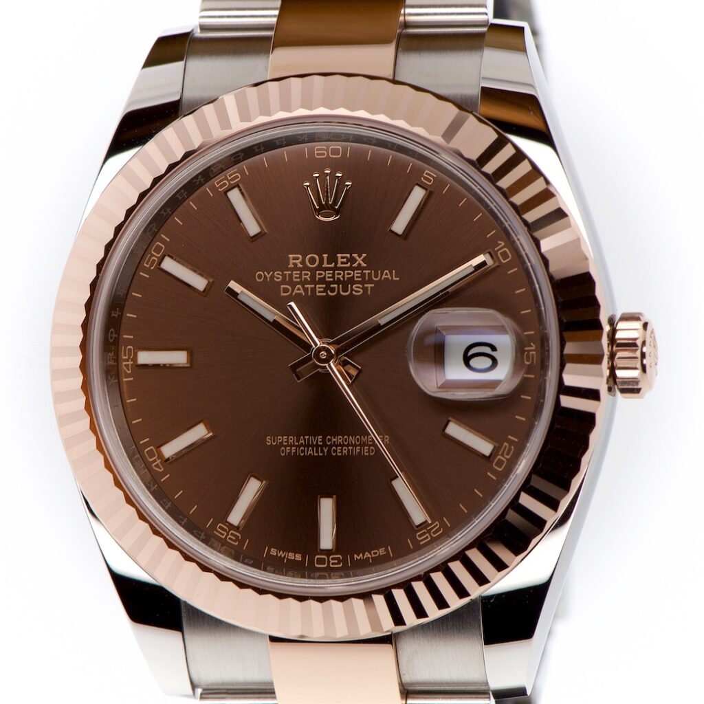 Rolex Date Just 41mm Rose Gold/Steel Ref: 126331 — photo 1