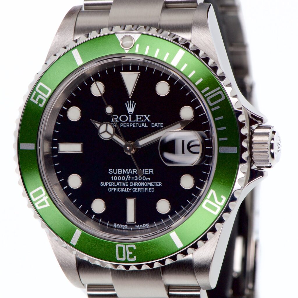 Rolex Submariner Flat 4 Kermit 40mm Reference 16610LV — photo 1