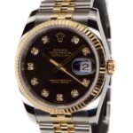 Rolex Datejust Diamond Dial Stainless Steel & 18K Yellow Gold 36mm Reference 116233 Z Serial — photo 1
